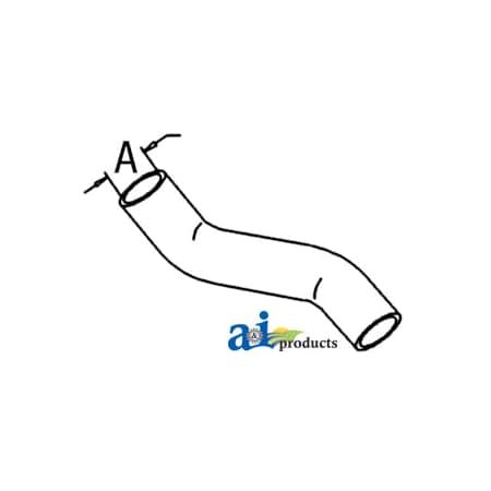 A & I Products Radiator Hose, Upper 11" x2" x2" A-957E8260A